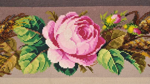 RSN Collection Victorian woolwork from the collection of the Royal School of Needlework, founded in 1872 (Credit: RSN Collection)