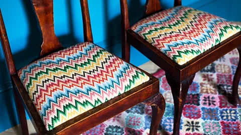 Hunt & Hope/ Kalina Krawczyk The slow, methodical processes behind needlepoint appeal to all age groups, according to practitioner Emmie Hope (Credit: Hunt & Hope/ Kalina Krawczyk)