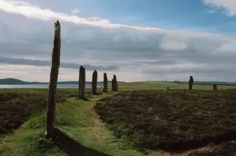 Getty Images The Ring of Brodgar, a neolithic stone circle, on a sunny day