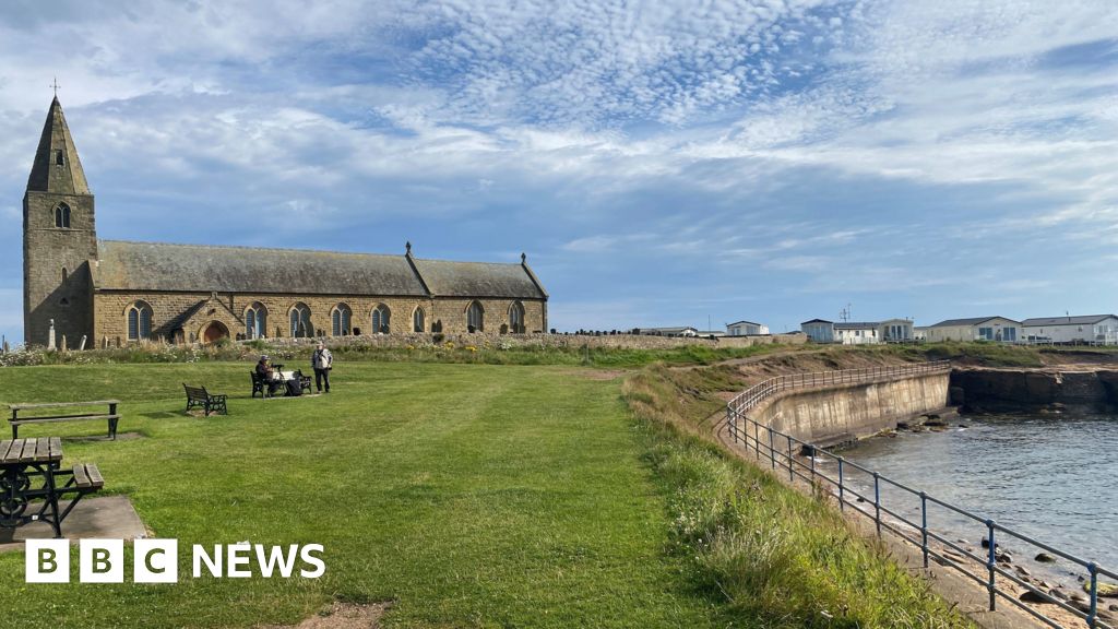 Newbiggin church and graves threatened by erosion Newbiggin church and graves threatened by erosion