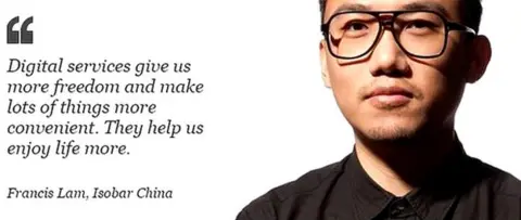 Francis Lam Francis Lam quote: "Digital services give us more freedom and make lots of things more convenient. They help us enjoy life more."