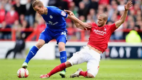 Getty Images Harry Kane playing for Leicester on loan in 2013