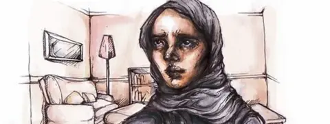 Woman who has left IS