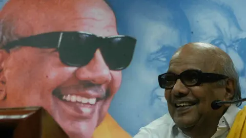 Getty Images M Karunanidhi