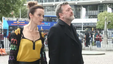 PA Actress Rachael Stirling with husband and singer Guy Garvey