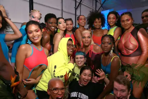 Bennett Raglin Chromat models