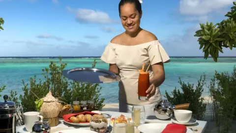 RomeoBalancourt Waitress at The Brando