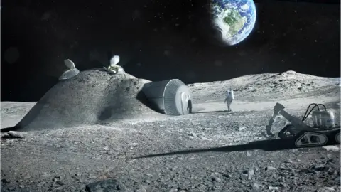 Esa Lunar base concept