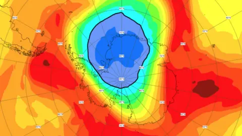 COPERNICUS/CAMS/ECMWF Ozone hole