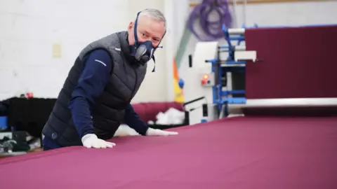 Lorcan Doherty/O'Neills Man and roll of material