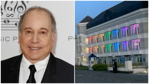 Getty Images/Conwy council Paul Simon and Ysbyty Enfys in Llandudno, Conwy county