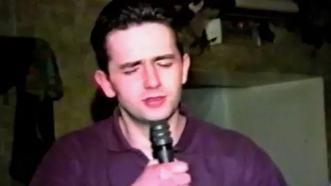Conway family Home footage of Gerard Conway singing in April 1993