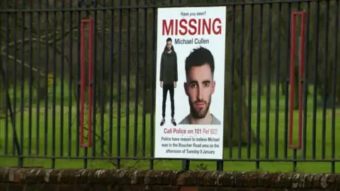 BBC For several weeks, the face of 33-year-old Michael Cullen stared out of "missing" posters