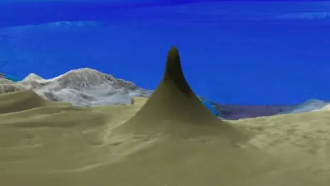Schmidt Ocean Institute A 3D image of a massive detached coral reef in the Great Barrier Reef