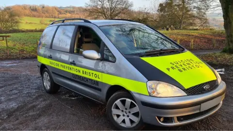 Suicide Prevention Bristol Patrol car
