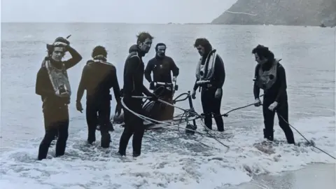 The Tower Museum city of Derry divers at kinnagoe bay