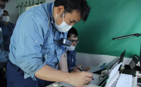 Lena Maeda/ECORD/IODP/JAMSTEC Depth monitoring