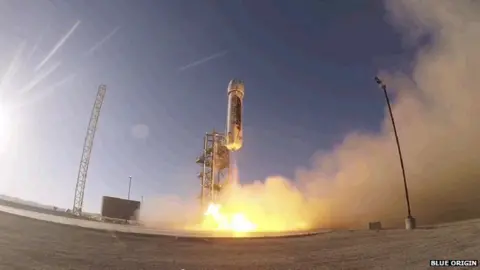 Blue Origin Lift off