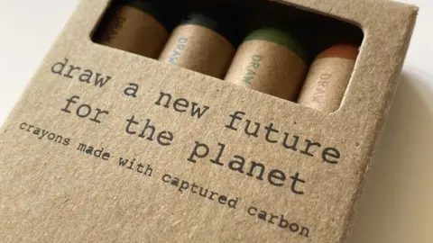 Annalee Levin Crayons made from captured carbon