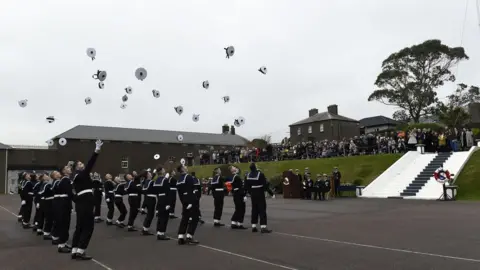 Defence Forces Ireland Sailors passing out