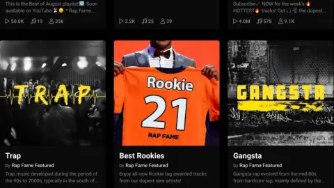 Rap Fame Screengrab of the Rap Fame app
