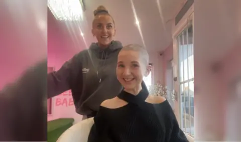 Grace Davies-Friend Grace Davies-Friend at the hairdressers