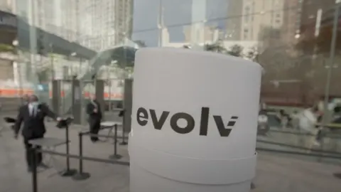 BBC An Evolv weapons scanner