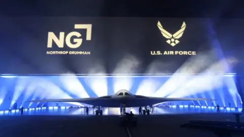 Reuters The B-21 is unveiled