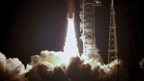 Reuters rocket blasting off