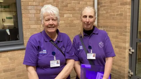 Jacob Evans/BBC Carol and Sue