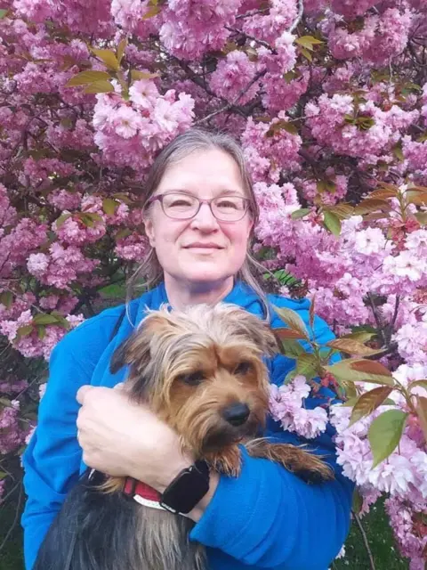 Iva Safrova Iva Safrova with her daughter's dog