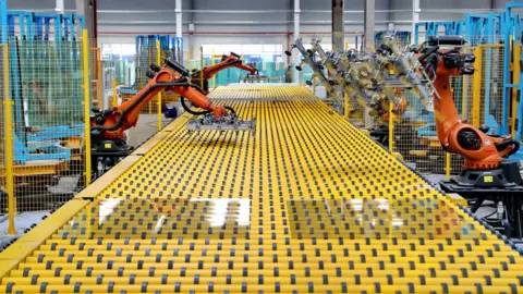 Getty Images A glass factory
