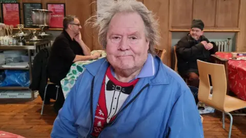 BBC Michael at the cafe