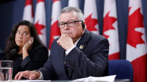 Reuters Canada's Public Safety Minister Ralph Goodale takes takes part in a news conference with Justice Minister Jody Wilson-Raybould in Ottawa