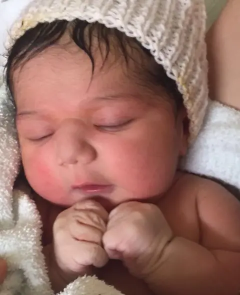 Kauser Parveen Baby asleep