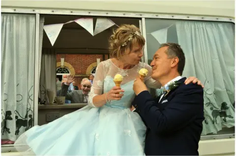 Martin Nangle Bride and groom