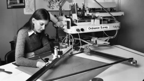 Ordnance Survey worker