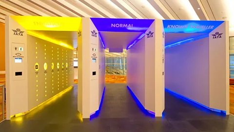 The International Air Transport Association's proposed "checkpoint of the future”.