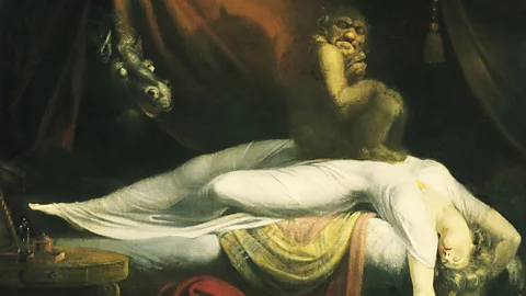 Henri Fuseli/Wikipedia In 1781, Henry Fuseli depicted the idea of a demon sitting on a woman’s chest, in The Nightmare (Credit: Henri Fuseli/Wikipedia)