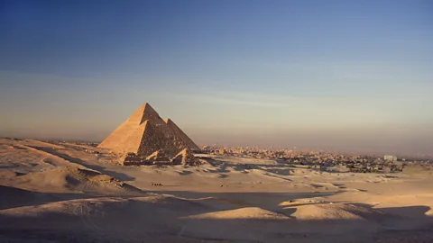 Getty Images The pyramids are so important that any suggestion of breaking into internal tunnels or chambers forcibly would be seen as inappropriate and irresponsible (Credit: Getty Images)