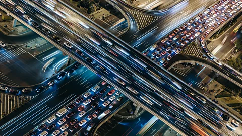 Getty Images Soaring numbers of cars and lorries on roads around the world is creating a headache for motorists as they find themselves stuck in traffic jams (Credit: Getty Images)