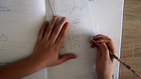 Getty Images Greater exposure to maths – including in the home environment – can help students, research suggests (Credit: Getty Images)