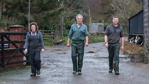 John Quintero/BBC Hannah, Philip and Ben may have differing views on climate change, but they have a sense of duty to the environment in common (Credit: John Quintero/BBC)