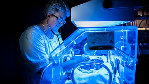 Conrad Bornman/Getty Images Equipment shortages and unreliable electricity supplies in some parts of the world can mean incubators are not always available (Credit: Conrad Bornman/Getty Images)