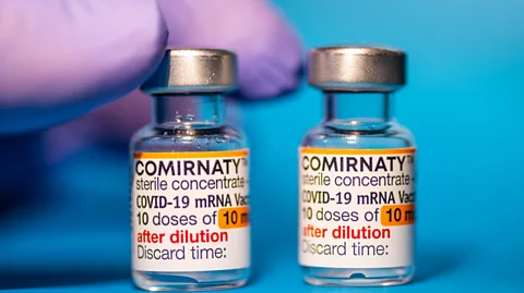Getty Images So far, evidence suggests that mRNA vaccines elicit a stronger memory B cell response against Covid-19 than other types (Credit: Getty Images)