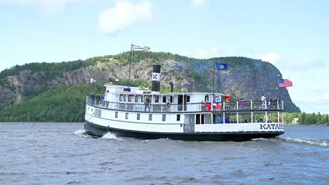 Ryan Robbins The Steamboat Katahdin started ferrying passengers in 1915 and now sails a variety of public cruises (Credit: Ryan Robbins)