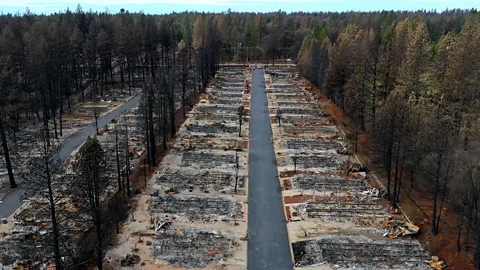 J Sullivan/Getty Images The Camp Fire was the worst fire ever to hit Paradise and left the town in ruins (Credit: J Sullivan/Getty Images)