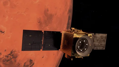 UAESA Hope only entered Mars’ orbit after a journey of nearly half a billion kilometres (Credit: UAESA)