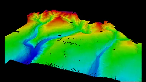CSIRO Ship-based sensors can study the seafloor to find out how currents carry warm water to the base of the ice (Credit: CSIRO)