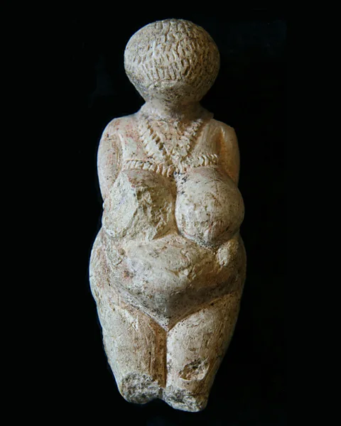 Getty Images Some Venus figurines have carved marks on them, thought to be illustrations of prehistoric clothing (Credit: Getty Images)